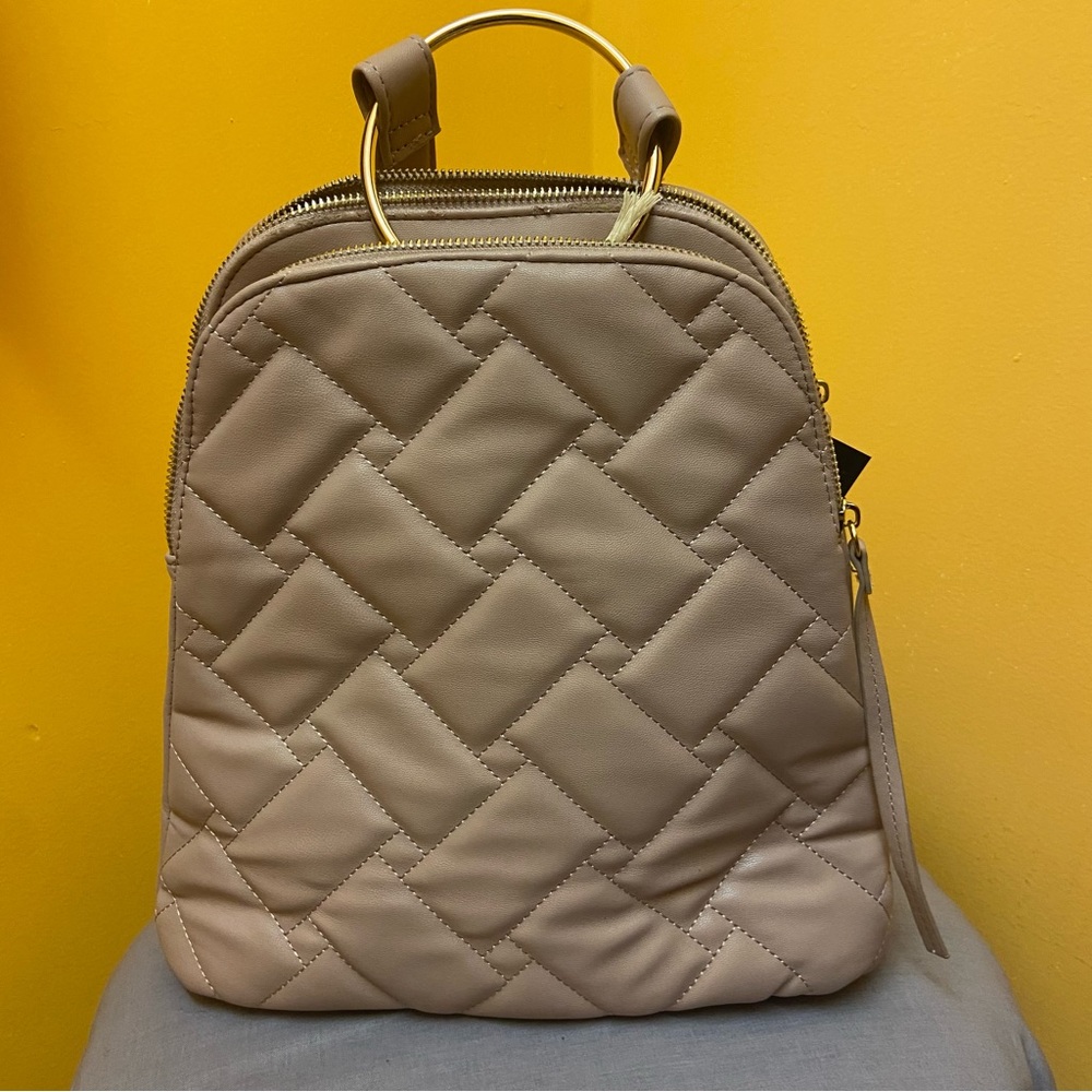 Quilted backpack purse. Like new.